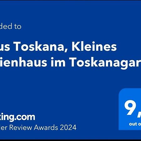 Haus Toskana, Kleines Ferienhaus Im Toskanagarten Bad Sulza Buitenkant foto